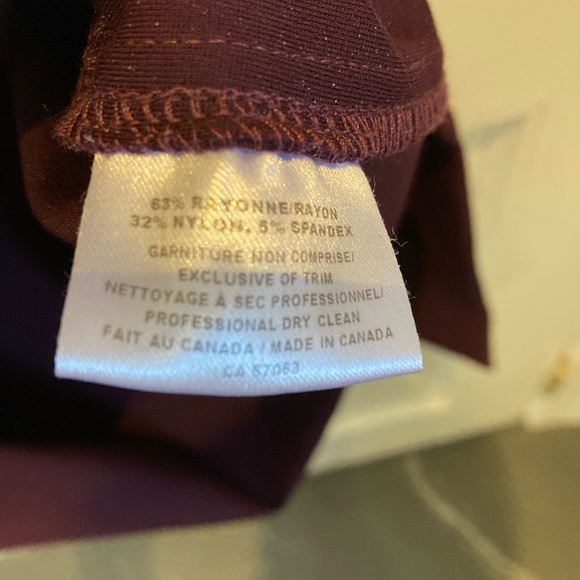 Plum Jersey Dress from Éditions des Robes - Picture 8 of 8